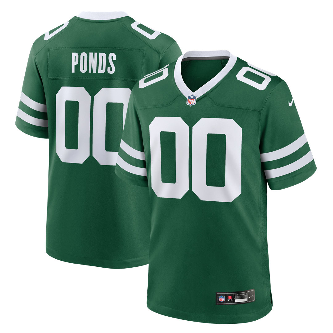 D'Angelo Ponds New York Jets Game Jersey - Legacy Green