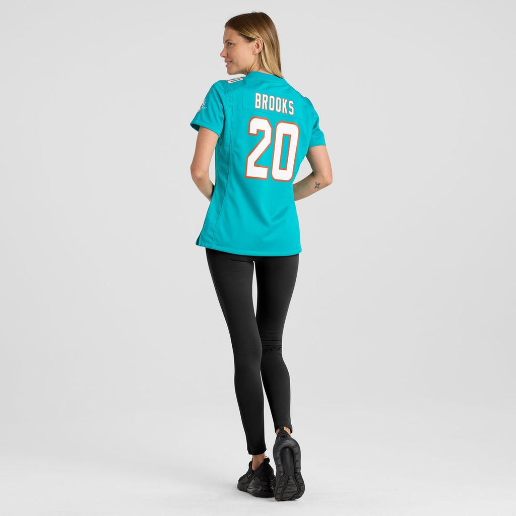 Jordyn Brooks Miami Dolphins Women's Game Jersey - Aqua