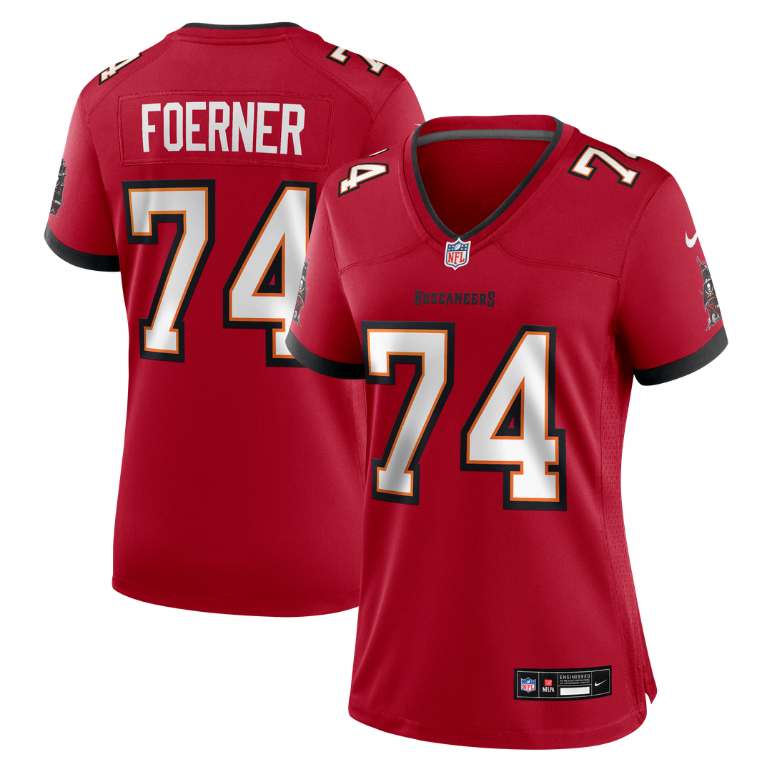 Marshall Foerner Tampa Bay Buccaneers Women's Team Game Jersey - Red