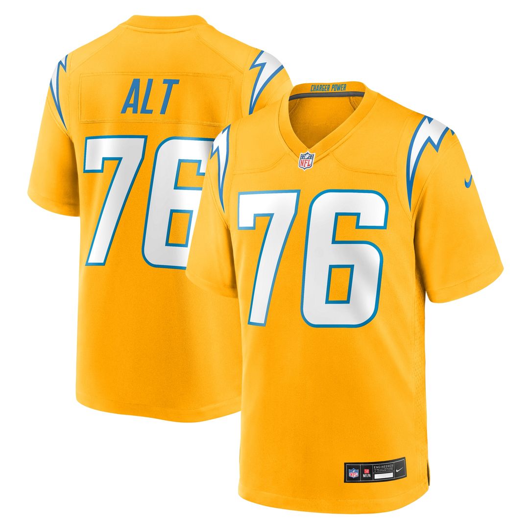 Joe Alt Los Angeles Chargers Alternate Super Chargers Game Player Jersey - Navy