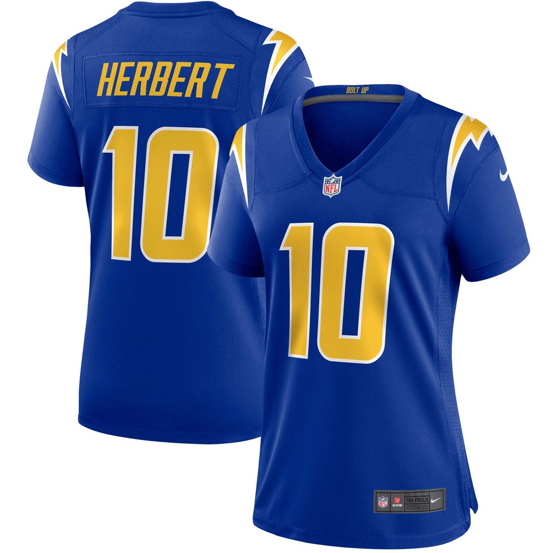 Justin Herbert Los Angeles Chargers Women's Game Jersey - Royal