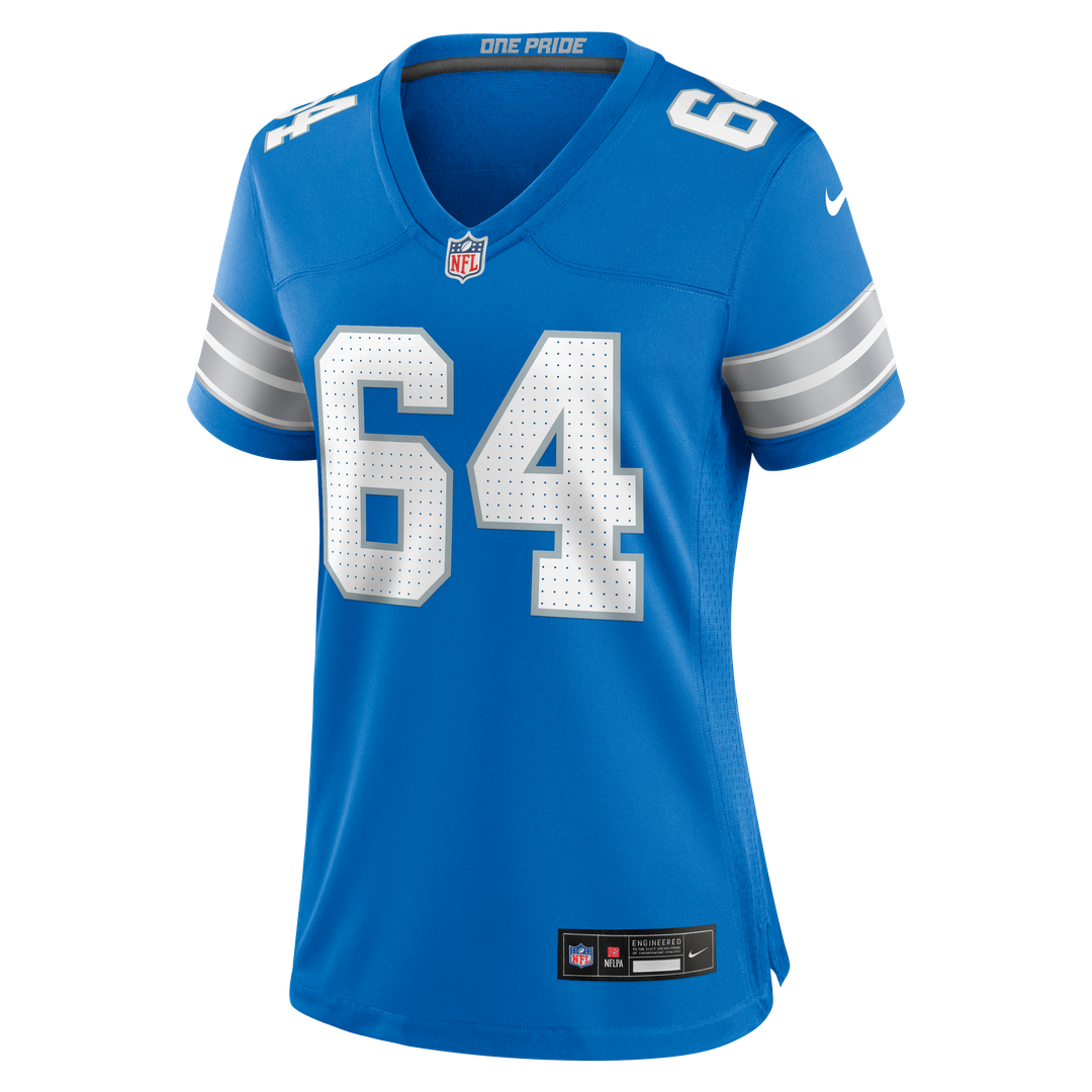 Cade Mays Detroit Lions Women's Team Game Jersey - Blue