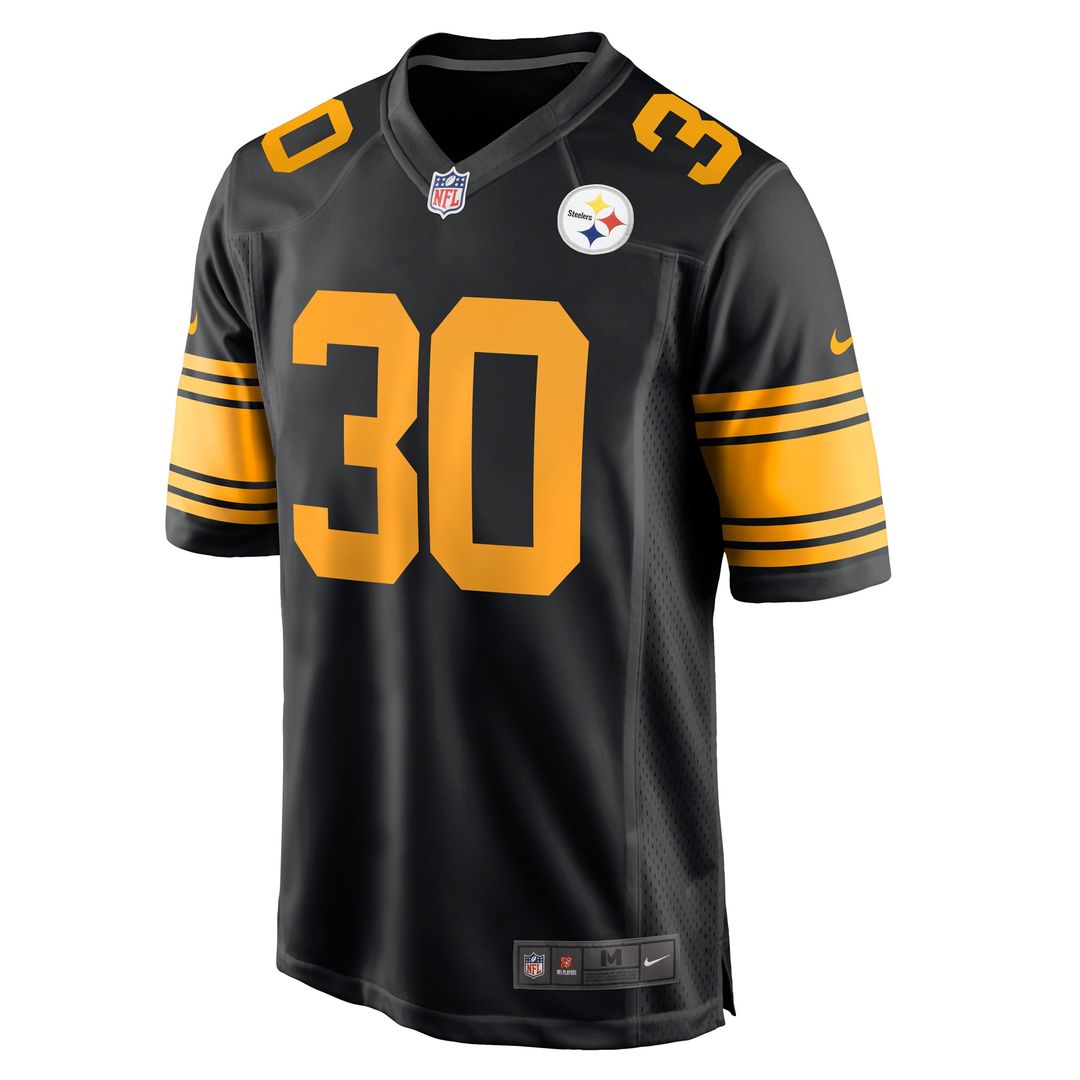 Jaylen Warren Pittsburgh Steelers Alternate Game Jersey - Black