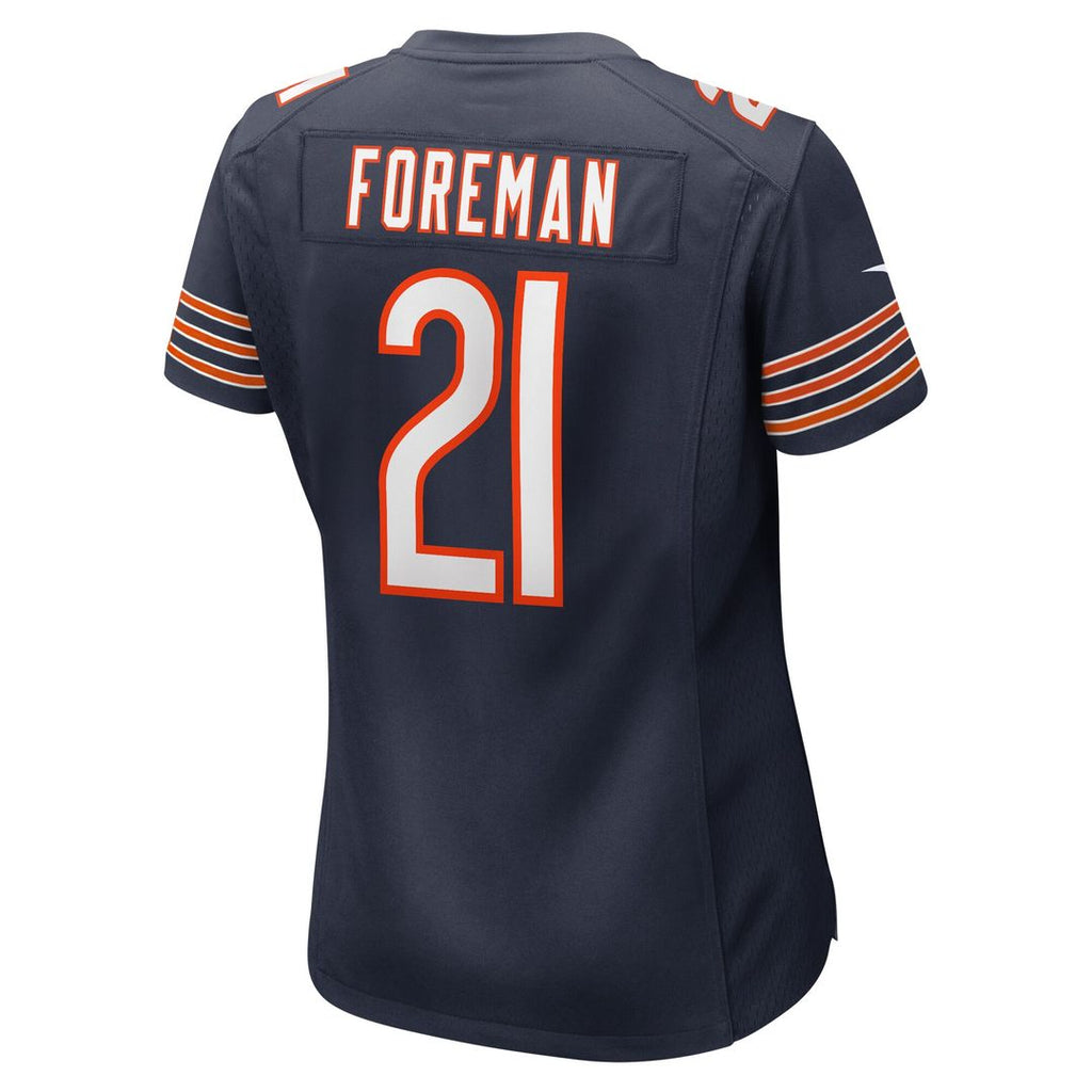 D'Onta Foreman Chicago Bears Women's Game Jersey - Navy