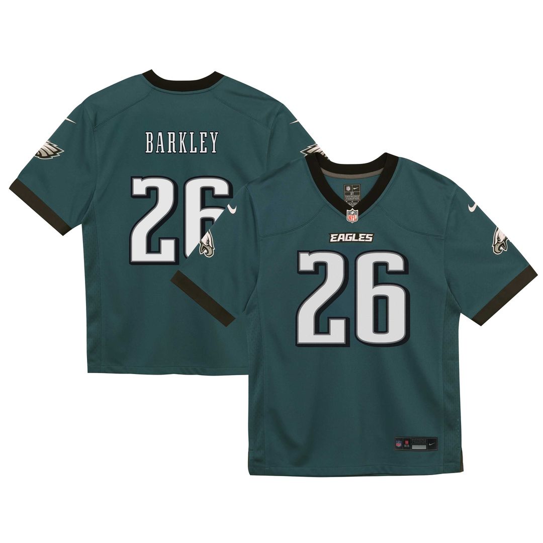 Saquon Barkley Philadelphia Eagles Preschool Team Game Jersey - Midnight Green
