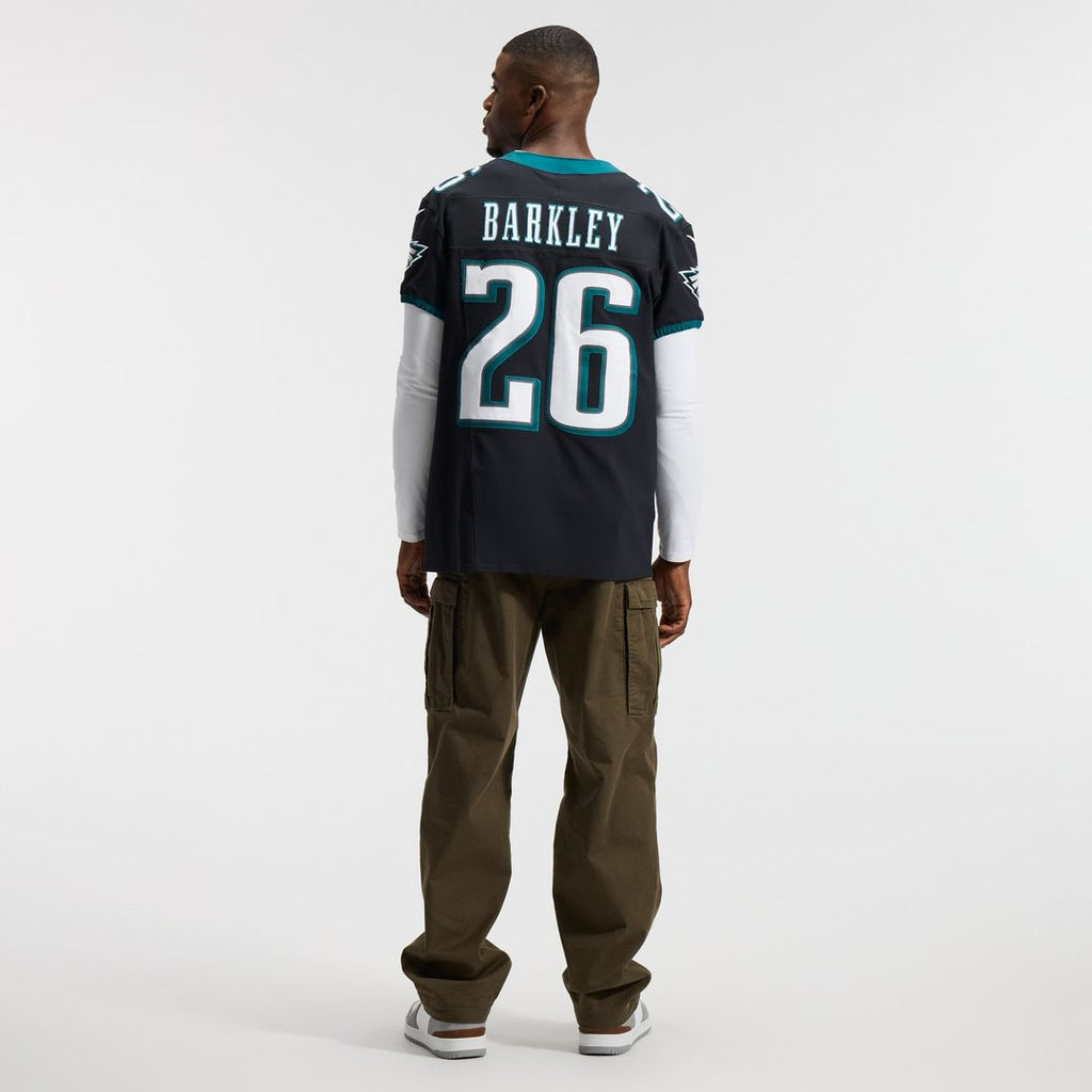 Saquon Barkley Philadelphia Eagles Alternate Vapor F.U.S.E. Elite Jersey - Black