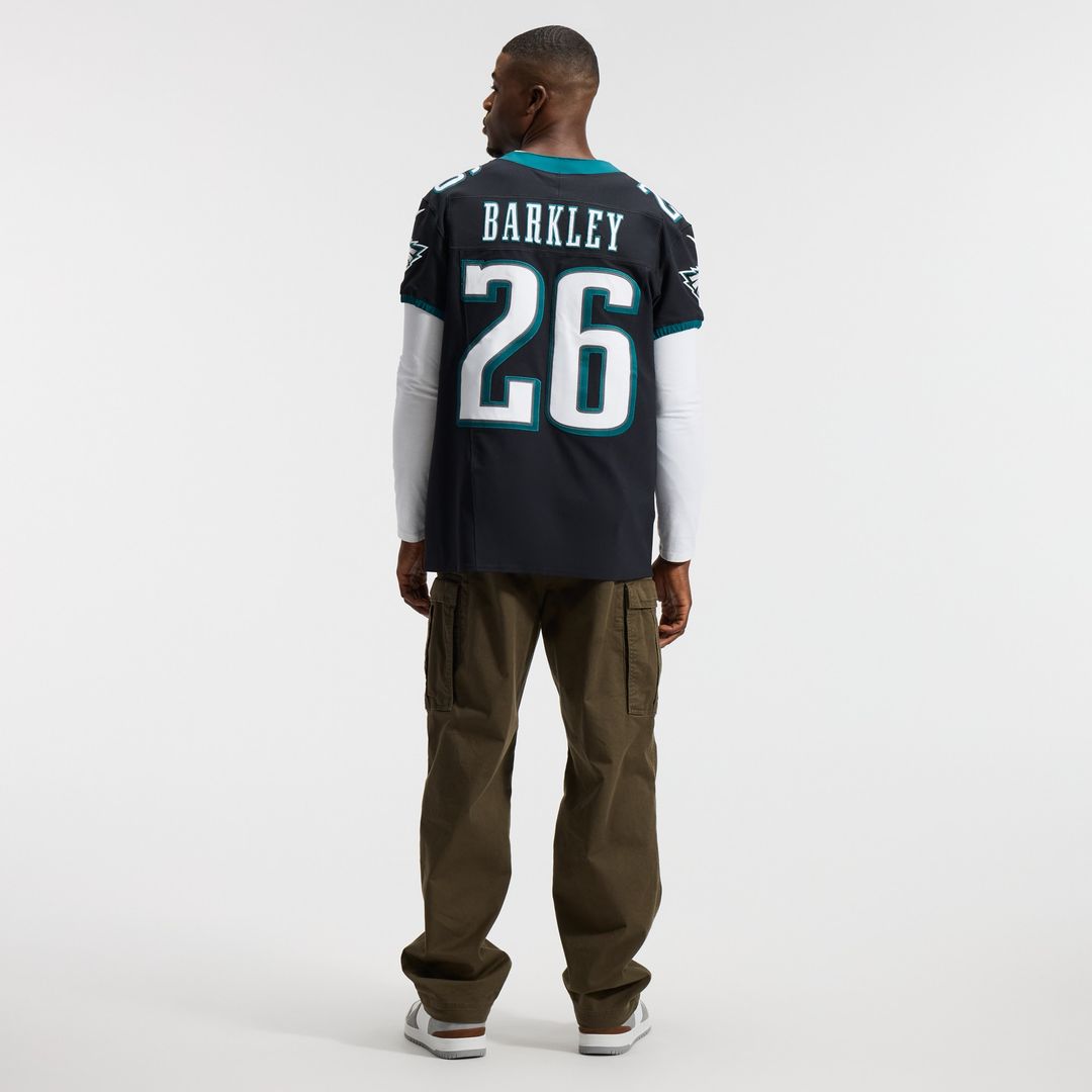 Saquon Barkley Philadelphia Eagles Alternate Vapor F.U.S.E. Elite Jersey - Black