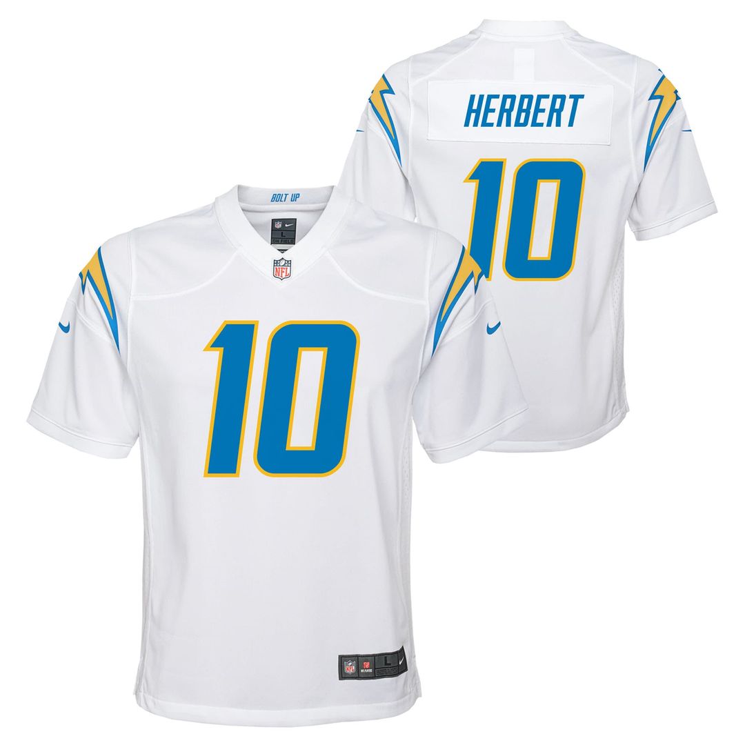 Justin Herbert Los Angeles Chargers Youth Game Jersey - Navy