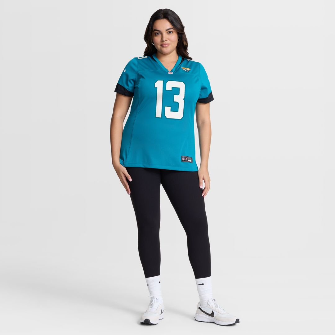 Tim Jones Jacksonville Jaguars Women's Team Game Jersey - Teal
