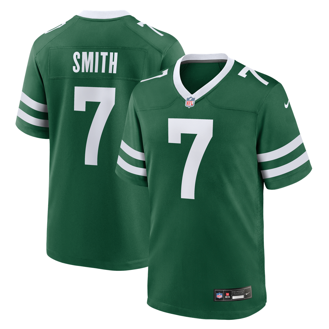 Geno Smith New York Jets Game Jersey - Legacy Green