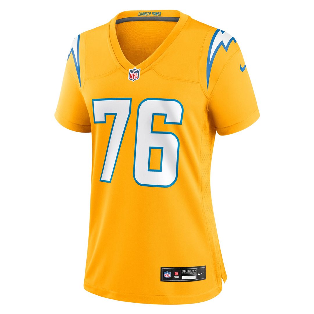 Joe Alt Los Angeles Chargers Women's Alternate Charger Power Game Jersey - Gold