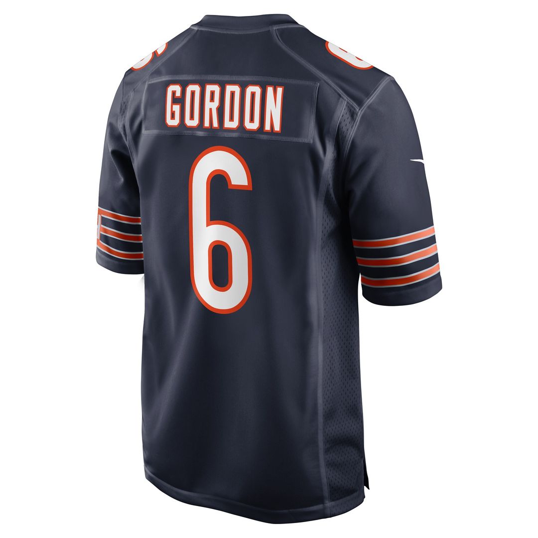 Kyler Gordon Chicago Bears Game Player Jersey - Navy
