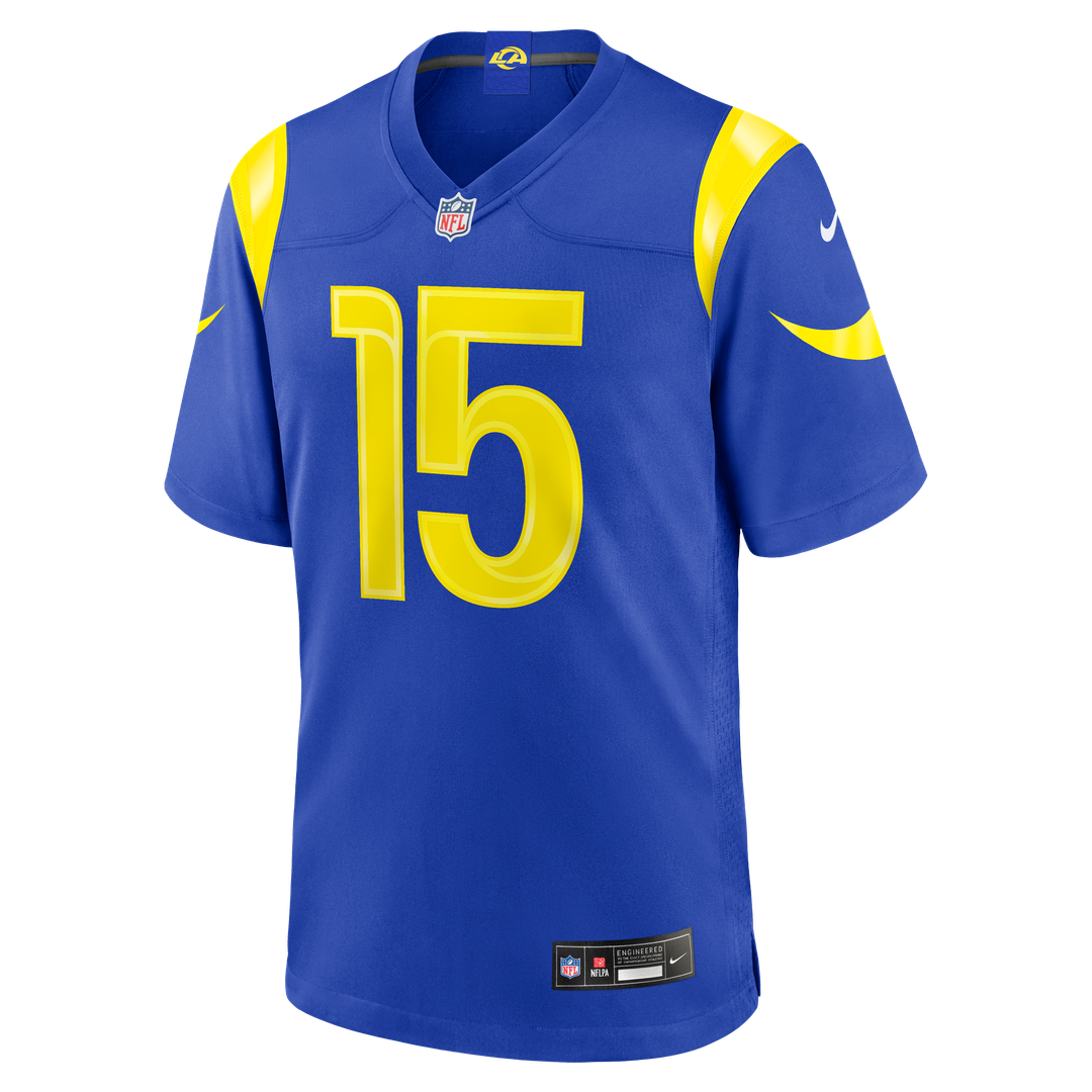 Ty Simpson Los Angeles Rams 2026 Draft First Round Pick No. 13 Team Game Jersey - Royal