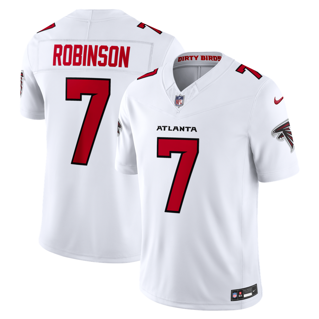 Bijan Robinson Atlanta Falcons Vapor F.U.S.E. Stitched Limited Jersey - White