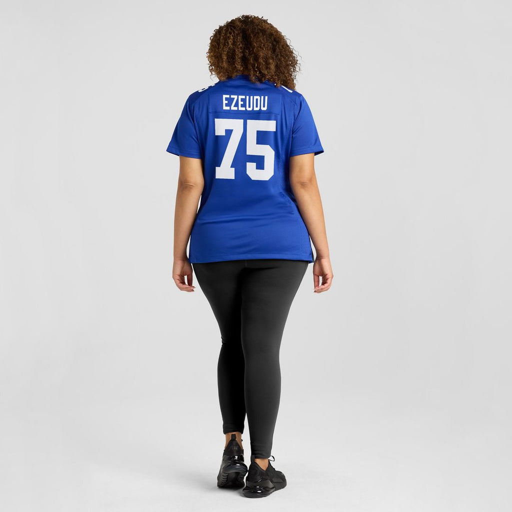 Joshua Ezeudu New York Giants Women's Game Player Jersey - Royal