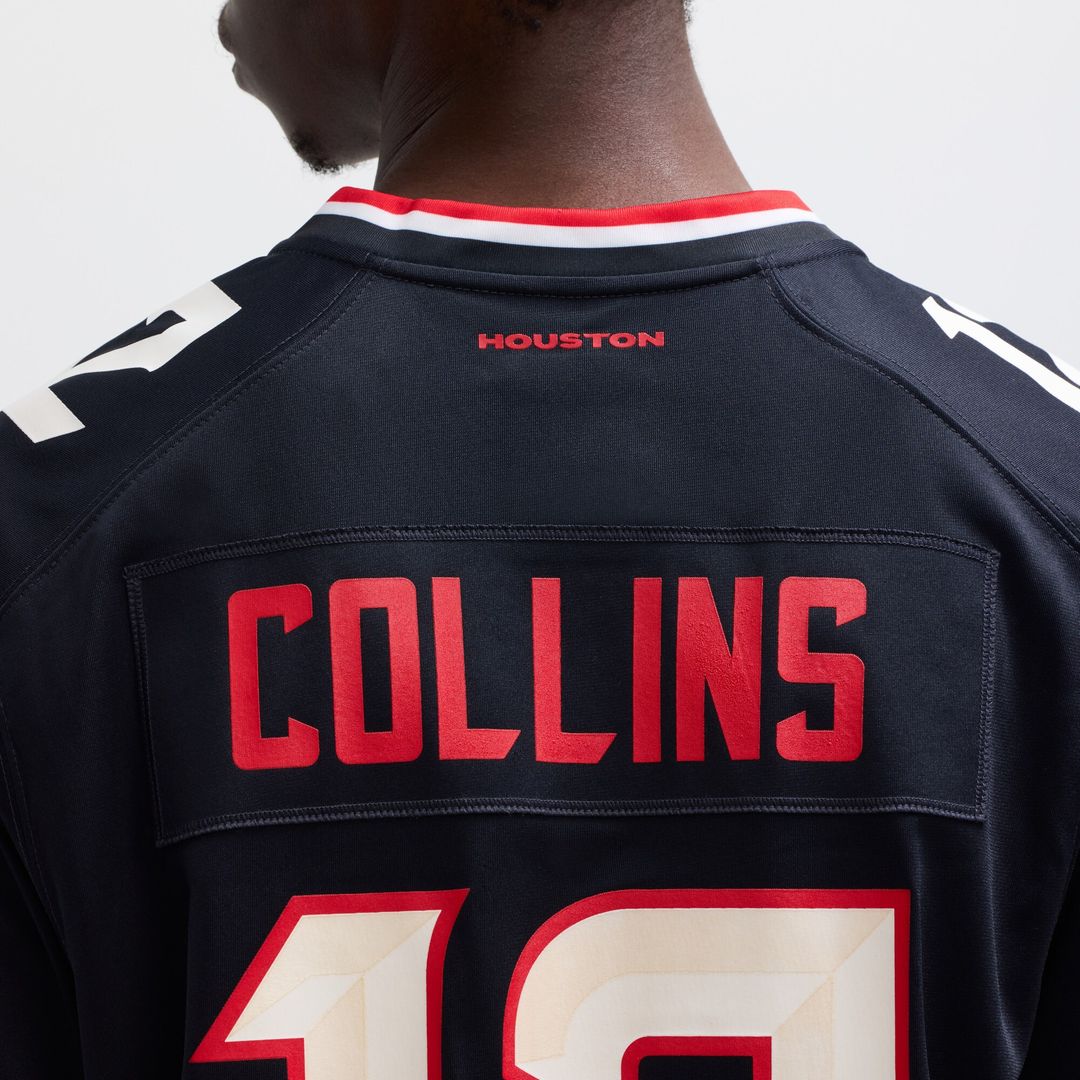 Nico Collins Houston Texans Alternate Game Jersey - Red