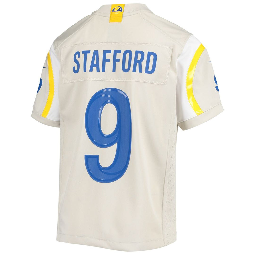 Matthew Stafford Los Angeles Rams Youth Game Jersey - Cream
