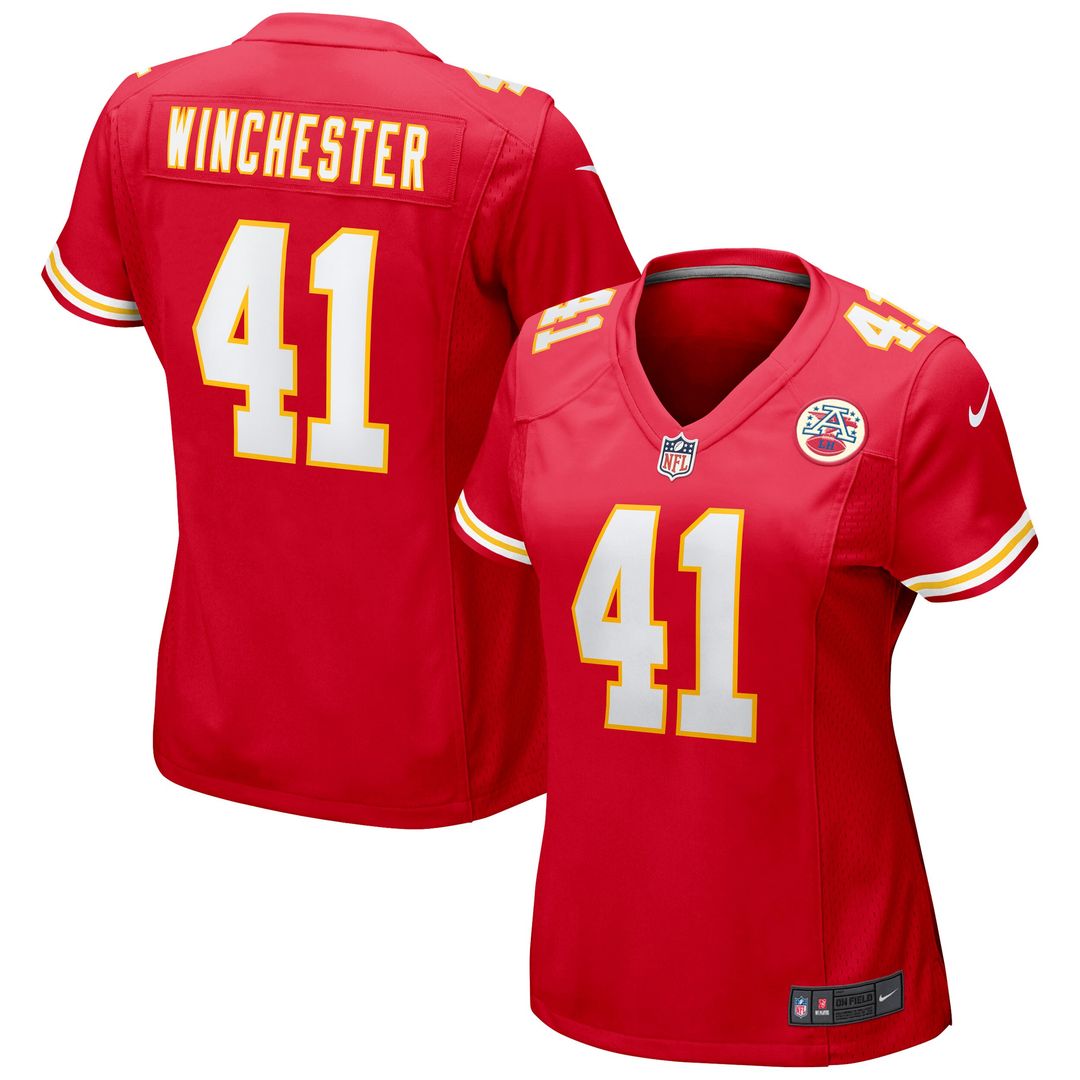 James Winchester Kansas City Chiefs Women's Game Jersey - Red