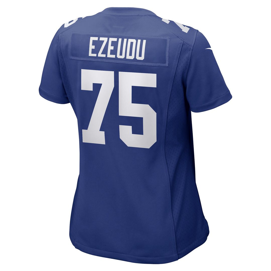 Joshua Ezeudu New York Giants Women's Game Player Jersey - Royal
