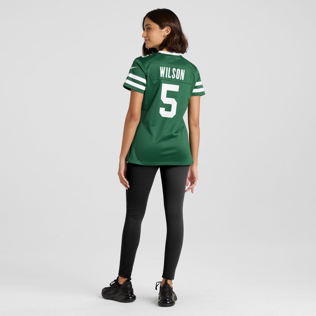 Garrett Wilson New York Jets Women's Game Jersey - Legacy Green