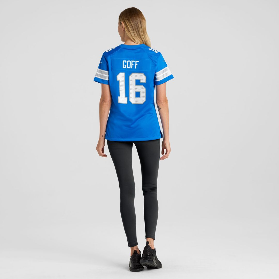 Jared Goff Detroit Lions Women's Game Jersey - Blue
