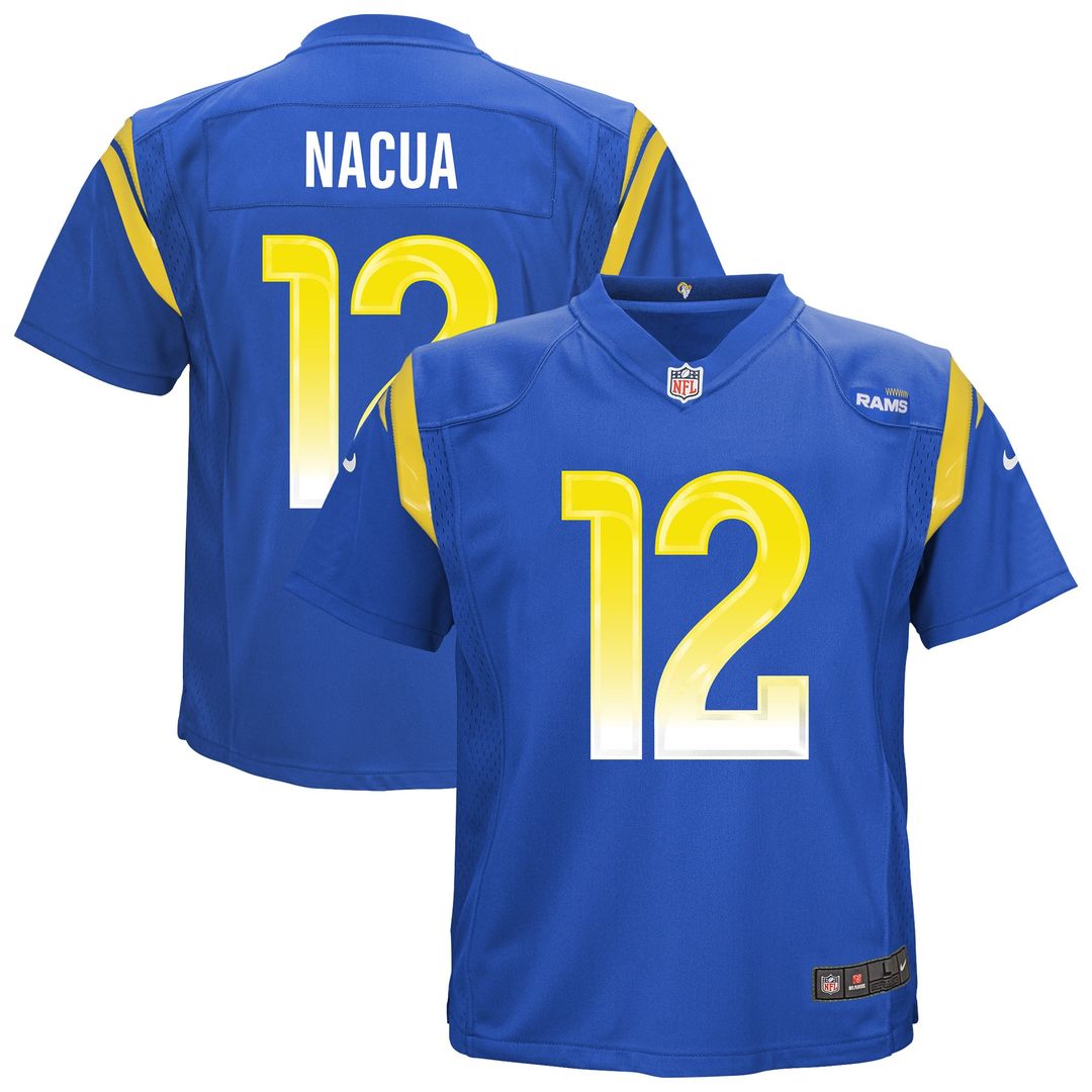 Puka Nacua Los Angeles Rams Toddler Team Game Jersey - Royal