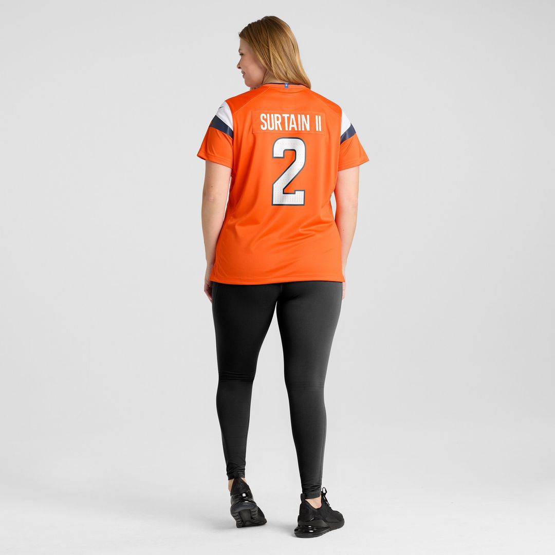Patrick Surtain II Denver Broncos Women's Alternate Game Jersey - Navy