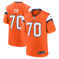 Marques Cox Denver Broncos Team Game Jersey - Orange