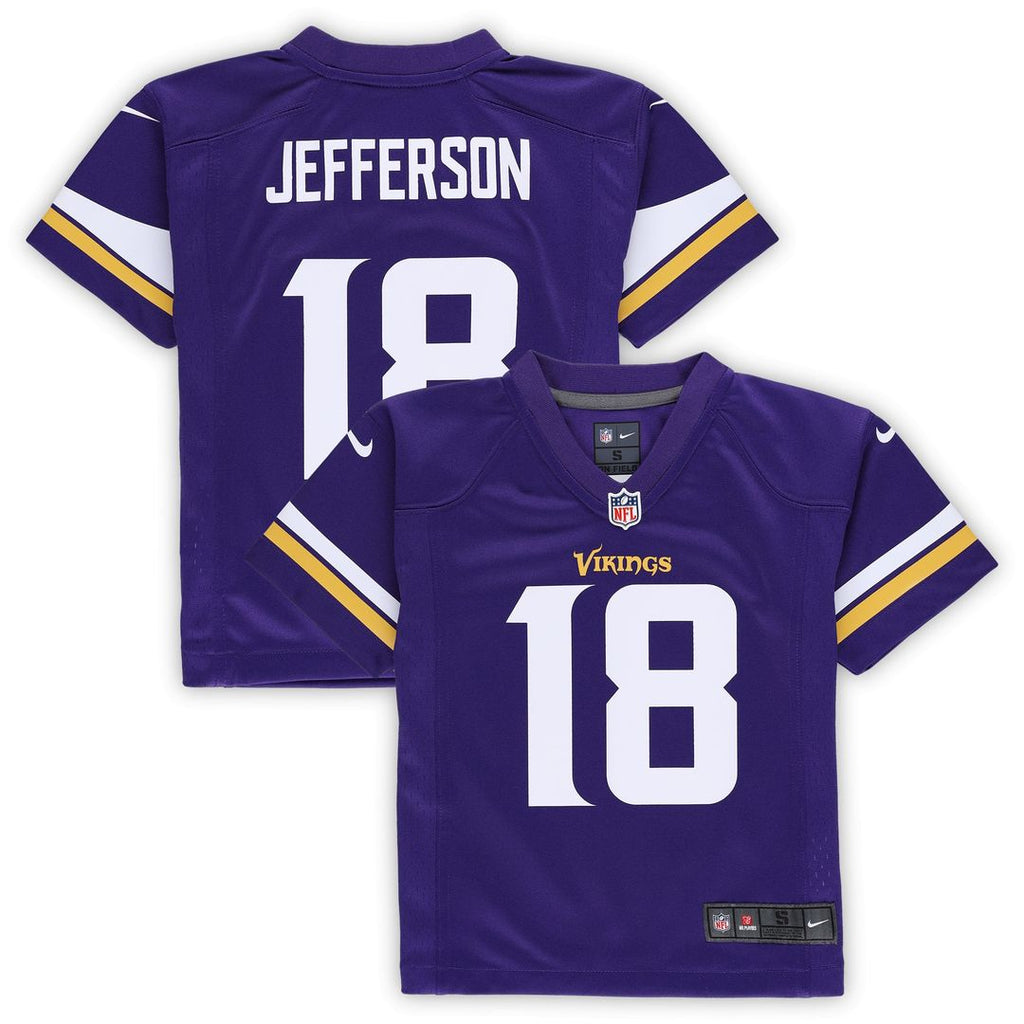 Justin Jefferson Minnesota Vikings Preschool Game Jersey - Purple