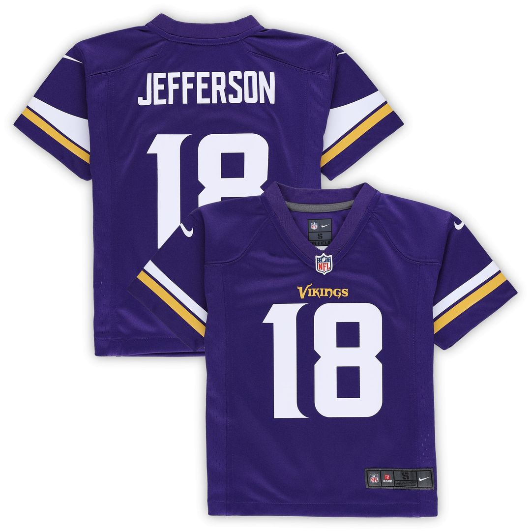 Justin Jefferson Minnesota Vikings Preschool Game Jersey - Purple