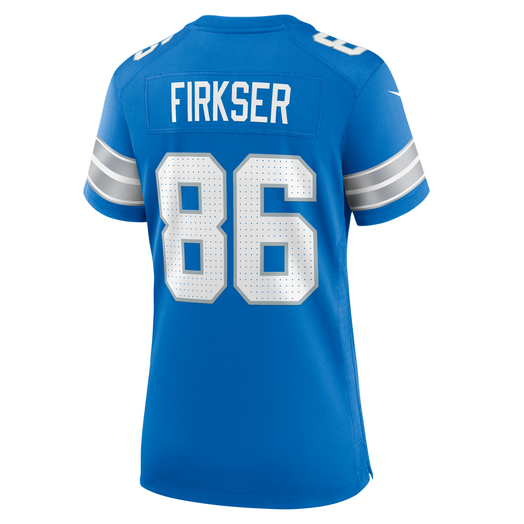 Anthony Firkser Detroit Lions Women's Team Game Jersey - Blue