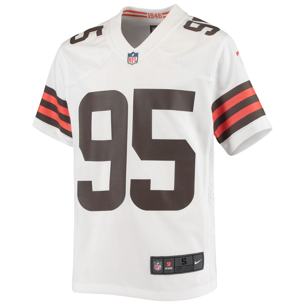Myles Garrett Cleveland Browns Youth Game Jersey - White