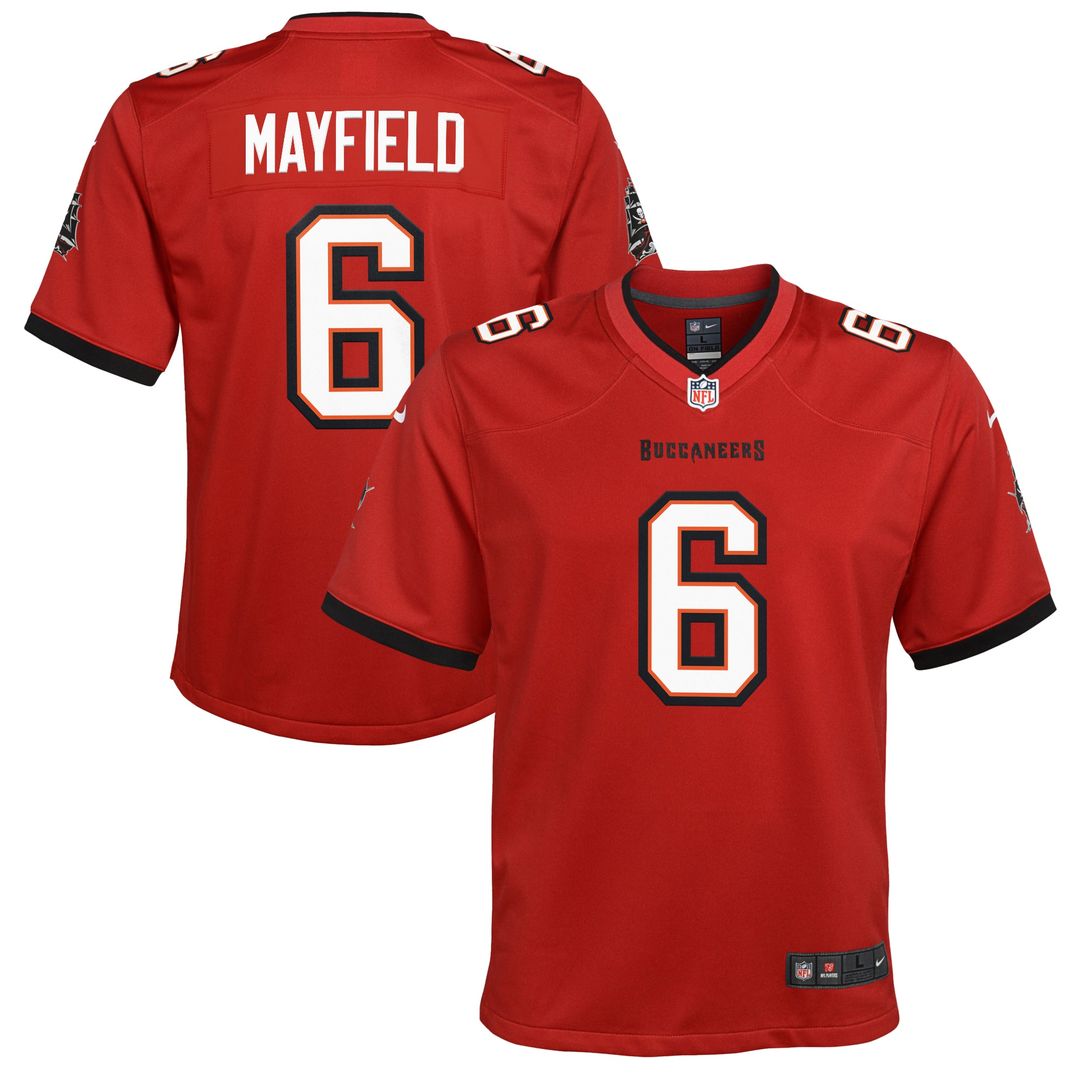 Baker Mayfield Tampa Bay Buccaneers Youth Game Jersey - White