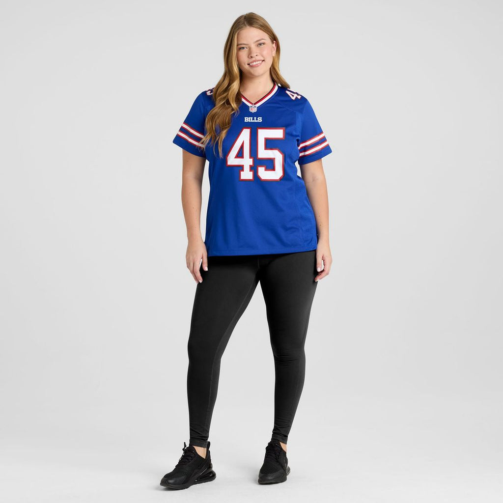 Shaq Thompson Buffalo Bills Women's Team Game Jersey - Royal