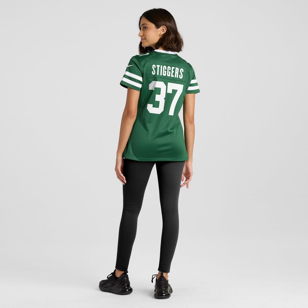 Qwan'tez Stiggers New York Jets Women's Game Jersey - Legacy Green