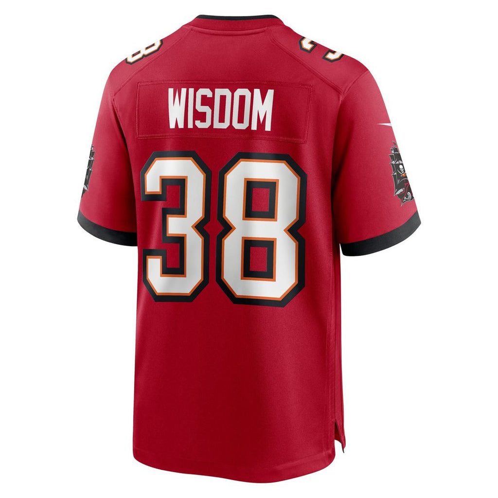 Rashad Wisdom Tampa Bay Buccaneers Team Game Jersey - Red