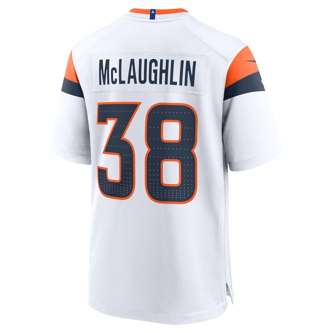 Jaleel McLaughlin Denver Broncos Team Game Jersey - Orange