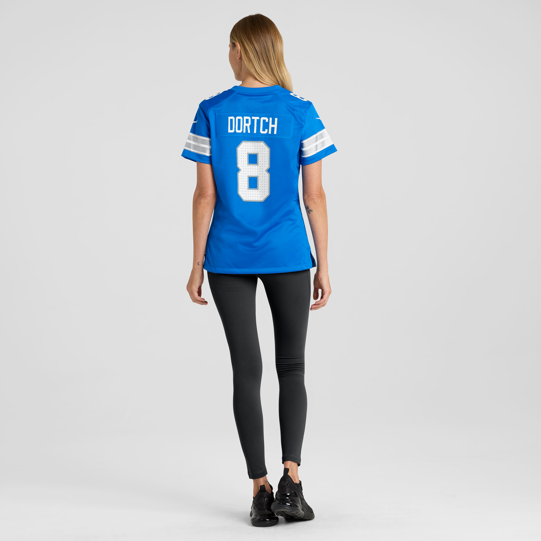 Greg Dortch Detroit Lions Women's Team Game Jersey - Blue