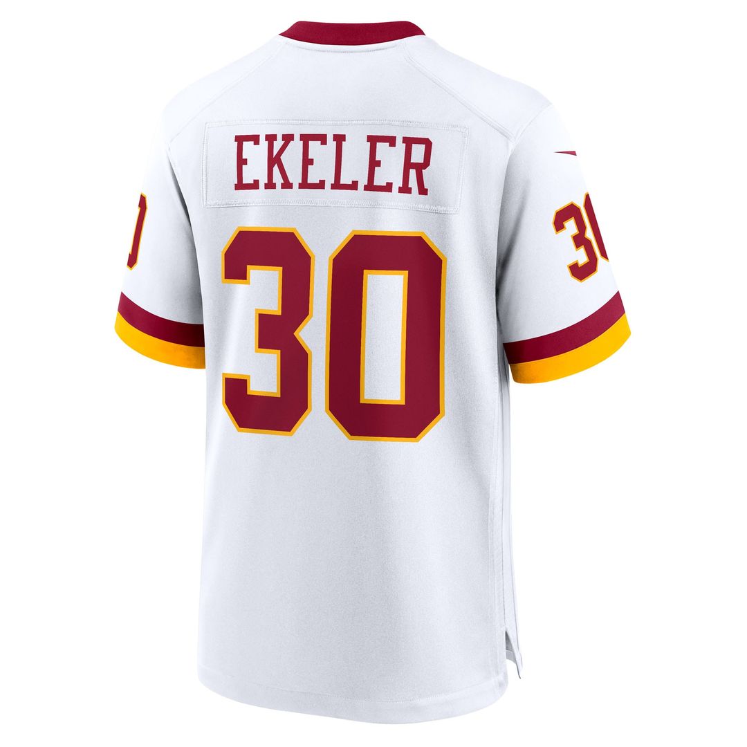 Austin Ekeler Washington Commanders Game Super Bowl Era Jersey - White