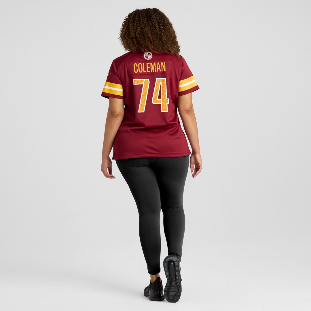 Brandon Coleman Washington Commanders Women's Team Game Jersey - Burgundy