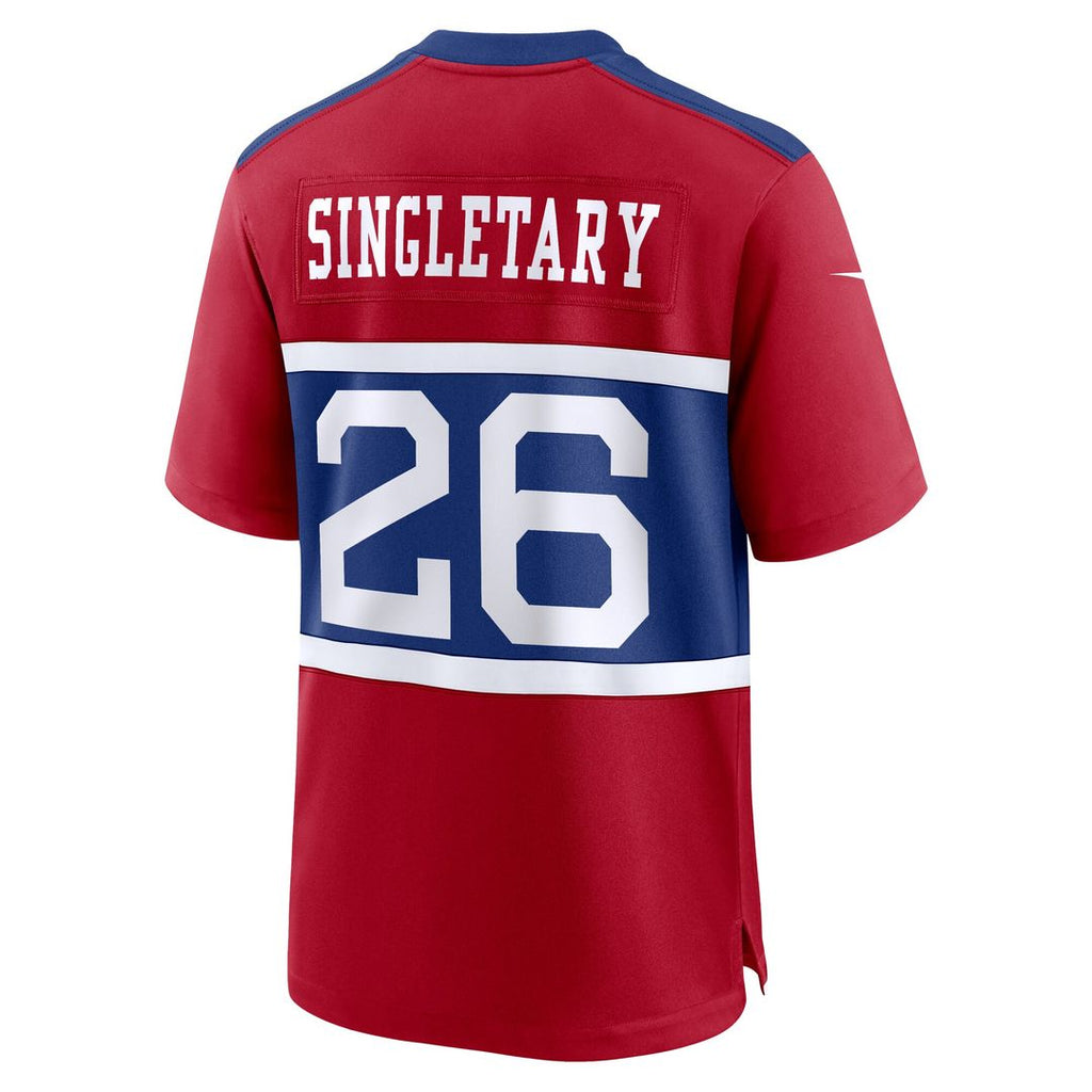 Devin Singletary New York Giants Alternate Player Game Jersey - Century Red