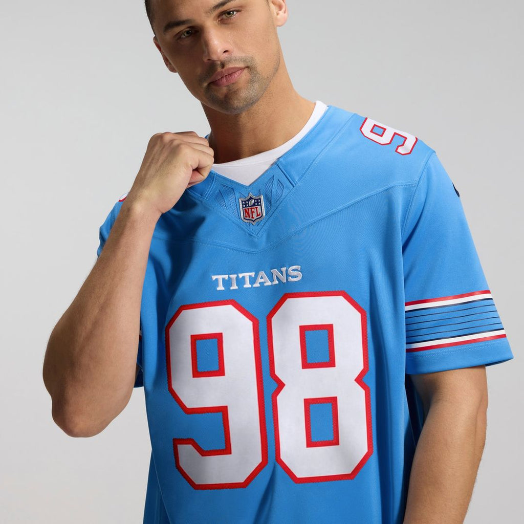 Jeffery Simmons Tennessee Titans Vapor F.U.S.E. Stitched Limited Jersey - White
