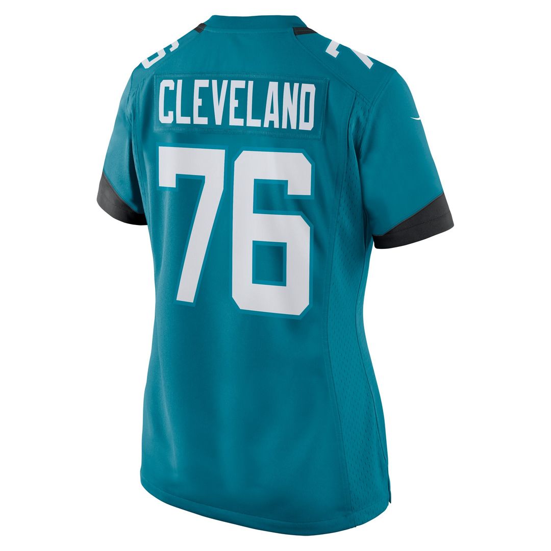 Ezra Cleveland Jacksonville Jaguars Women's Game Jersey - Teal