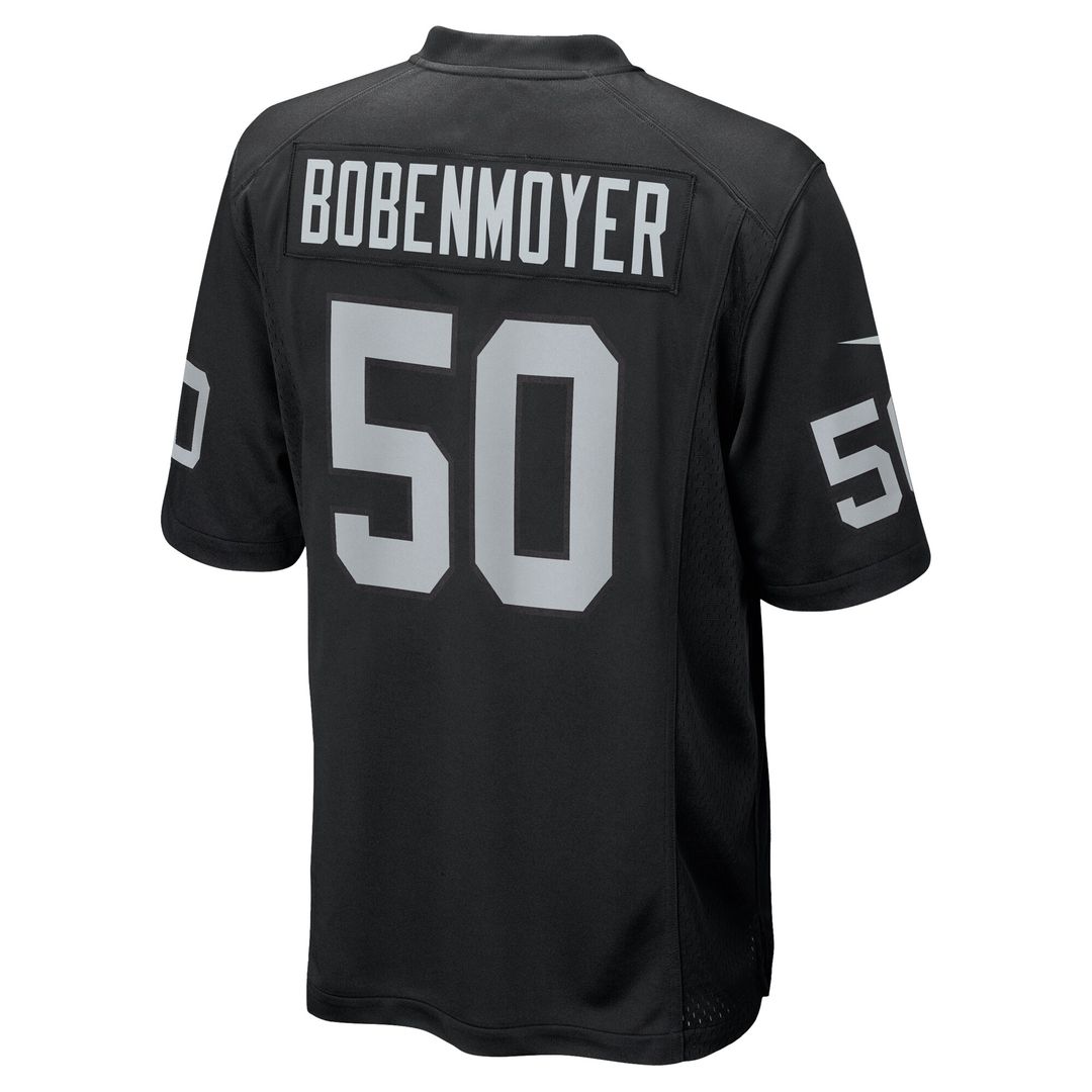 Jacob Bobenmoyer Las Vegas Raiders Game Player Jersey - Black