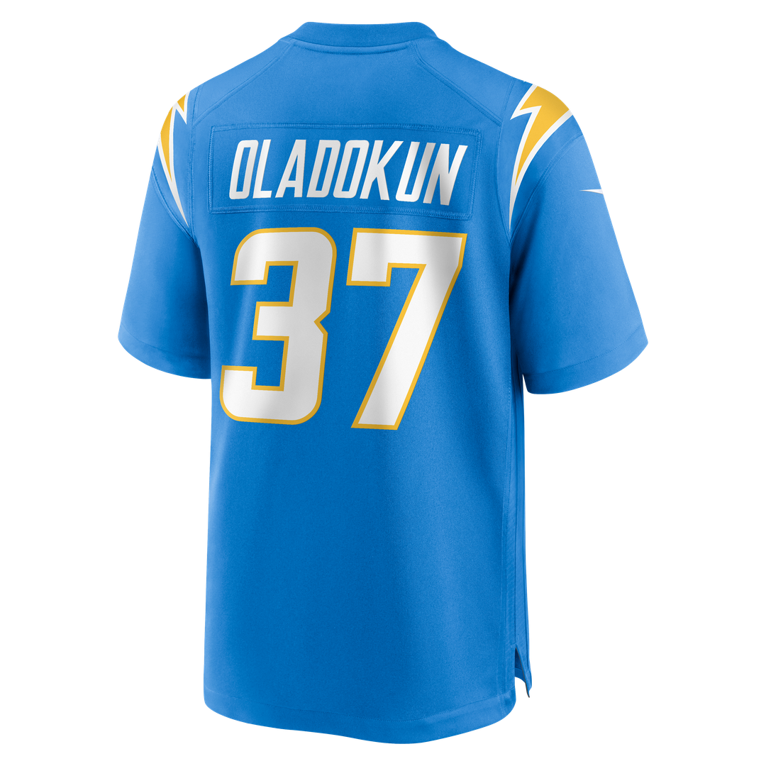 Oladokun Los Angeles Chargers Team Game Jersey - Powder Blue