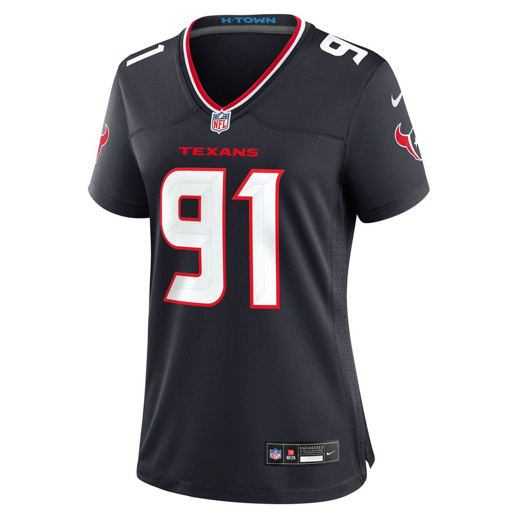 Folorunso Fatukasi Houston Texans Women's Team Game Jersey - Navy