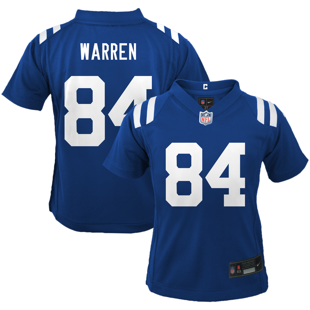 Tyler Warren Indianapolis Colts Toddler Team Game Jersey - Royal