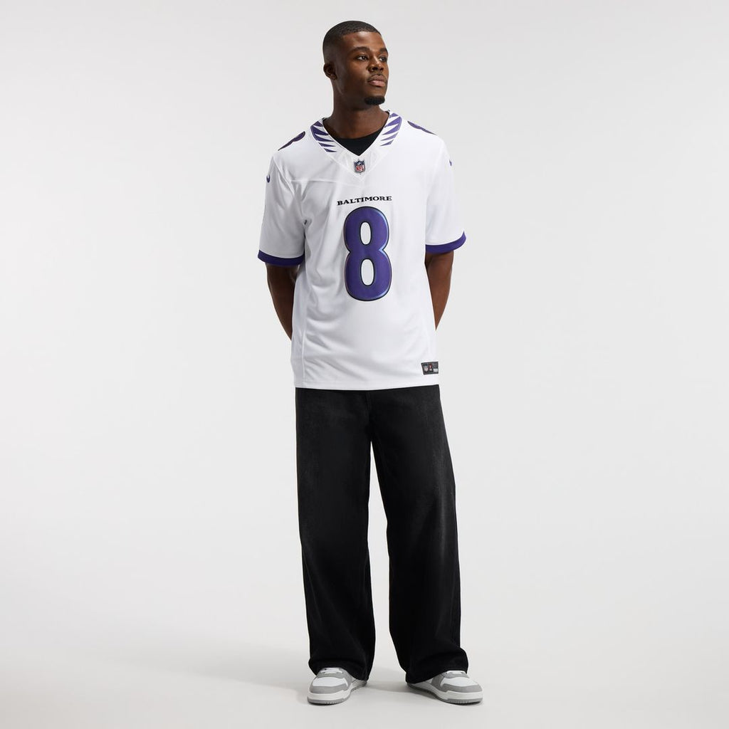 Lamar Jackson Baltimore Ravens Vapor F.U.S.E. Stitched Limited Jersey - White