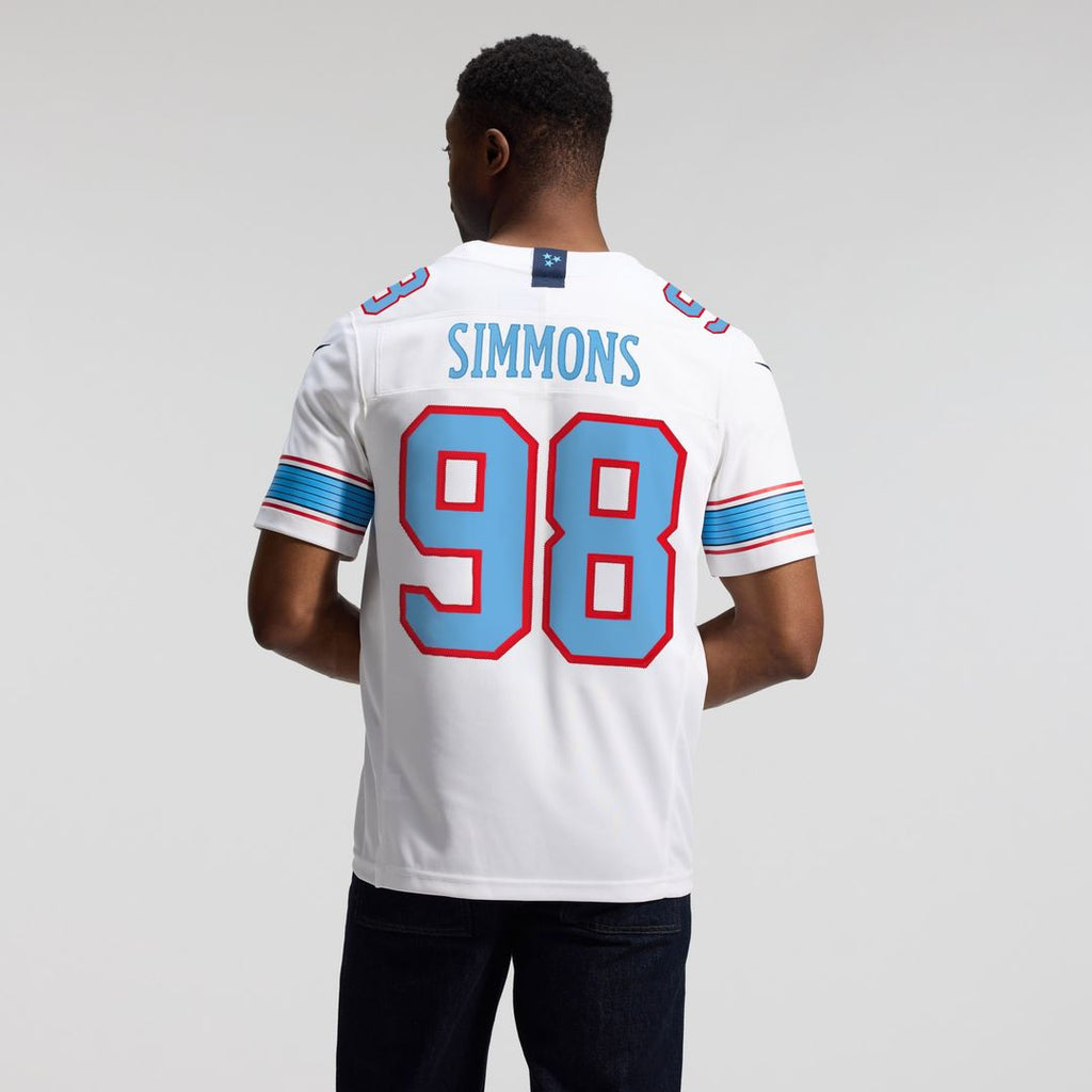 Jeffery Simmons Tennessee Titans Vapor F.U.S.E. Stitched Limited Jersey - White