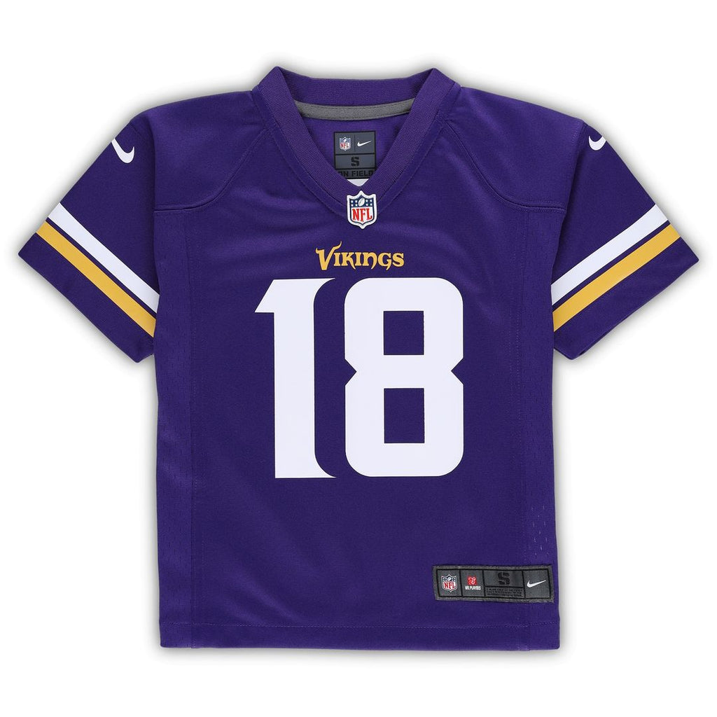 Justin Jefferson Minnesota Vikings Nike Preschool Game Jersey - Purple